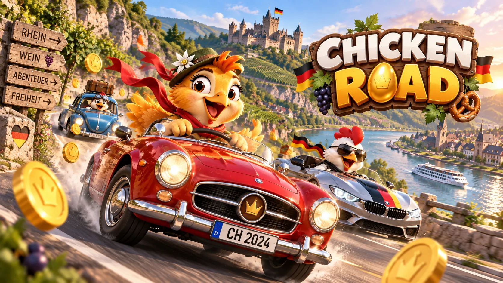 Chickens roads spelatop